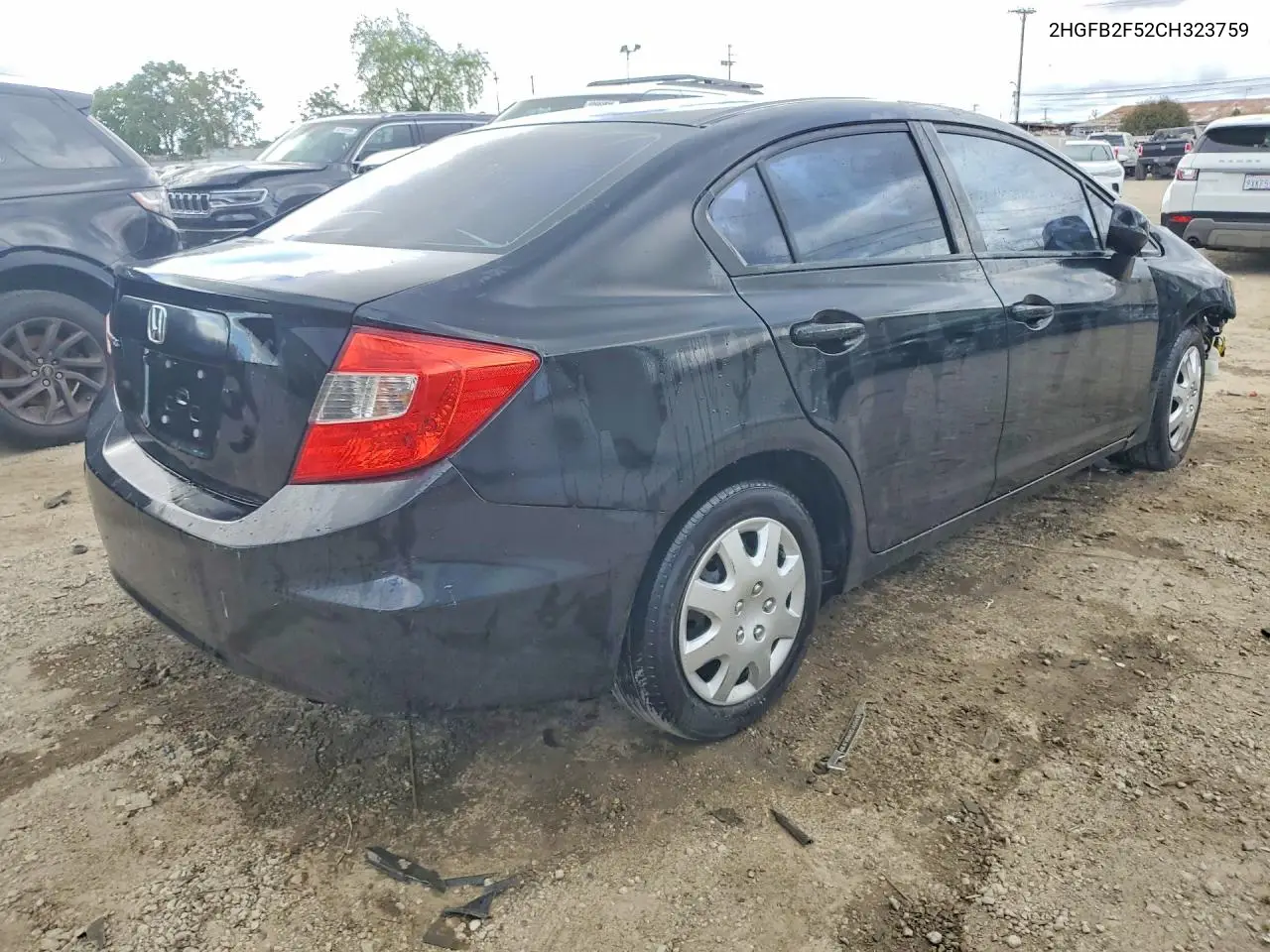 2HGFB2F52CH323759 2012 Honda Civic Lx