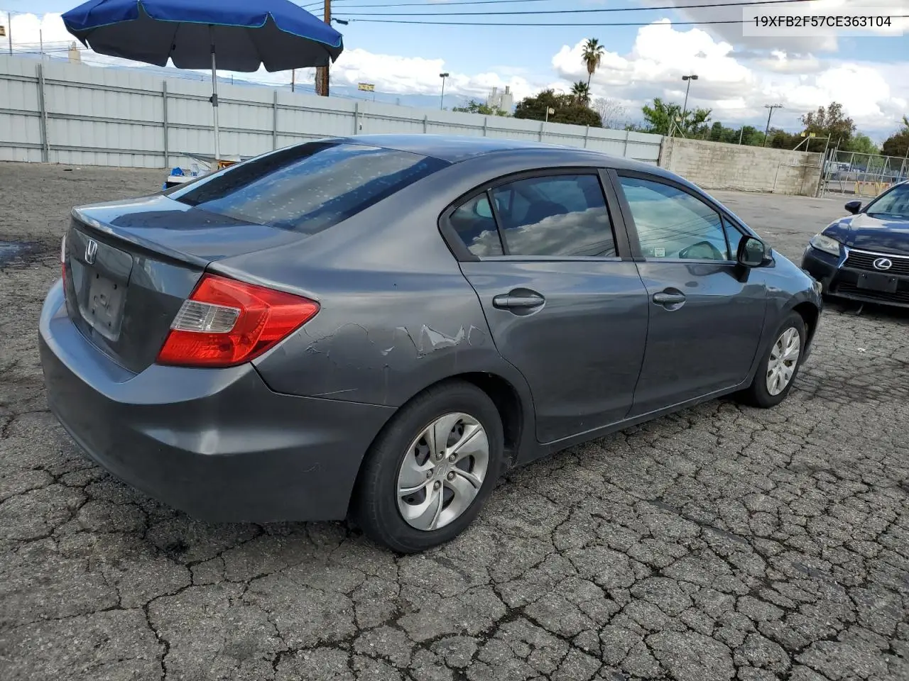 19XFB2F57CE363104 2012 Honda Civic Lx