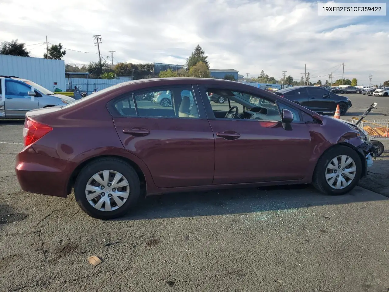 19XFB2F51CE359422 2012 Honda Civic Lx