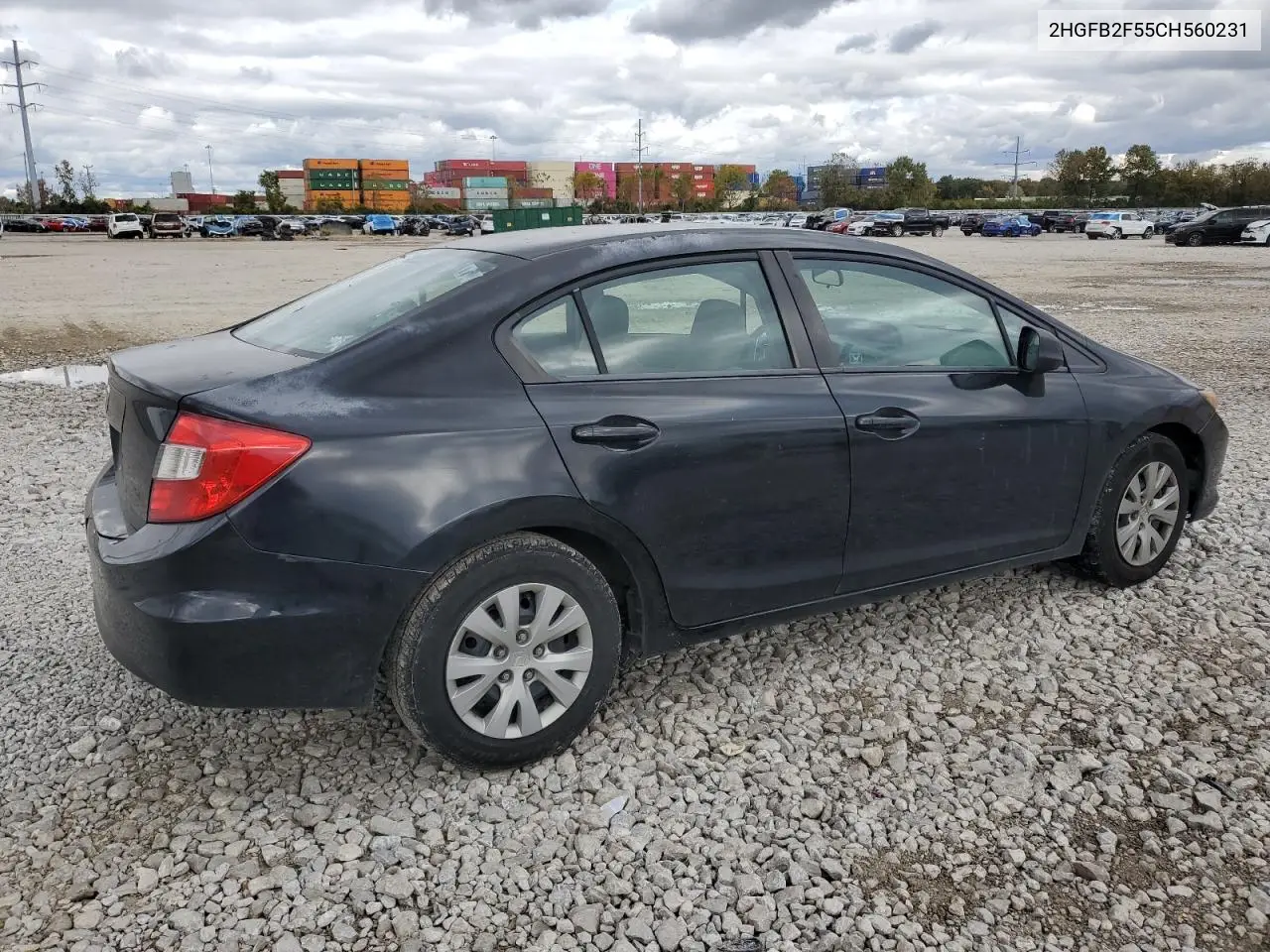 2HGFB2F55CH560231 2012 Honda Civic Lx