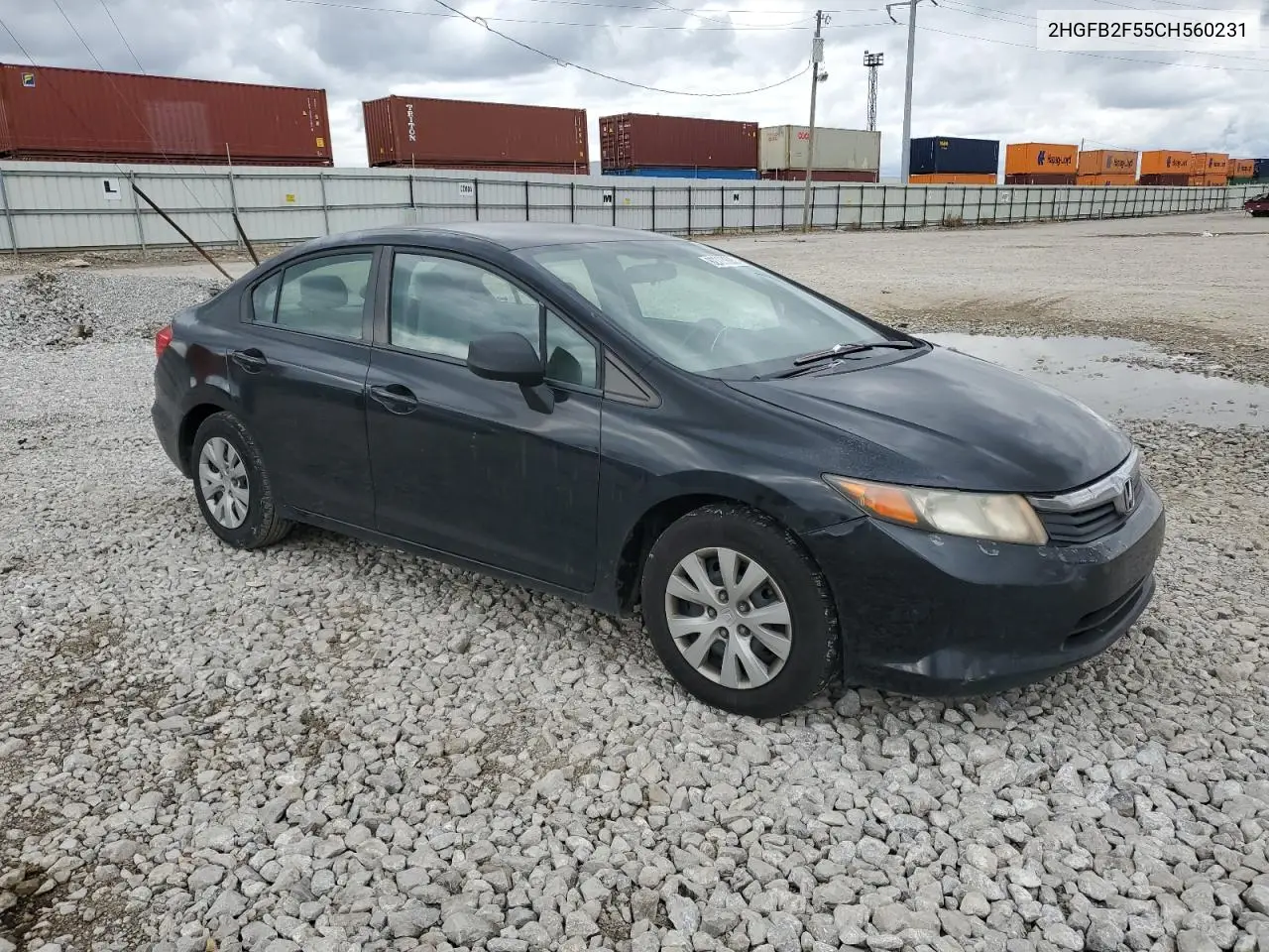 2HGFB2F55CH560231 2012 Honda Civic Lx