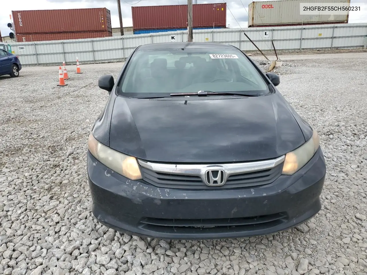2HGFB2F55CH560231 2012 Honda Civic Lx