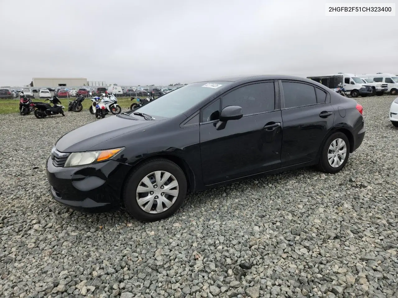 2HGFB2F51CH323400 2012 Honda Civic Lx