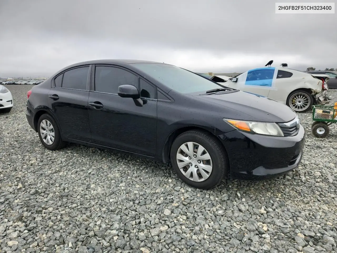 2HGFB2F51CH323400 2012 Honda Civic Lx