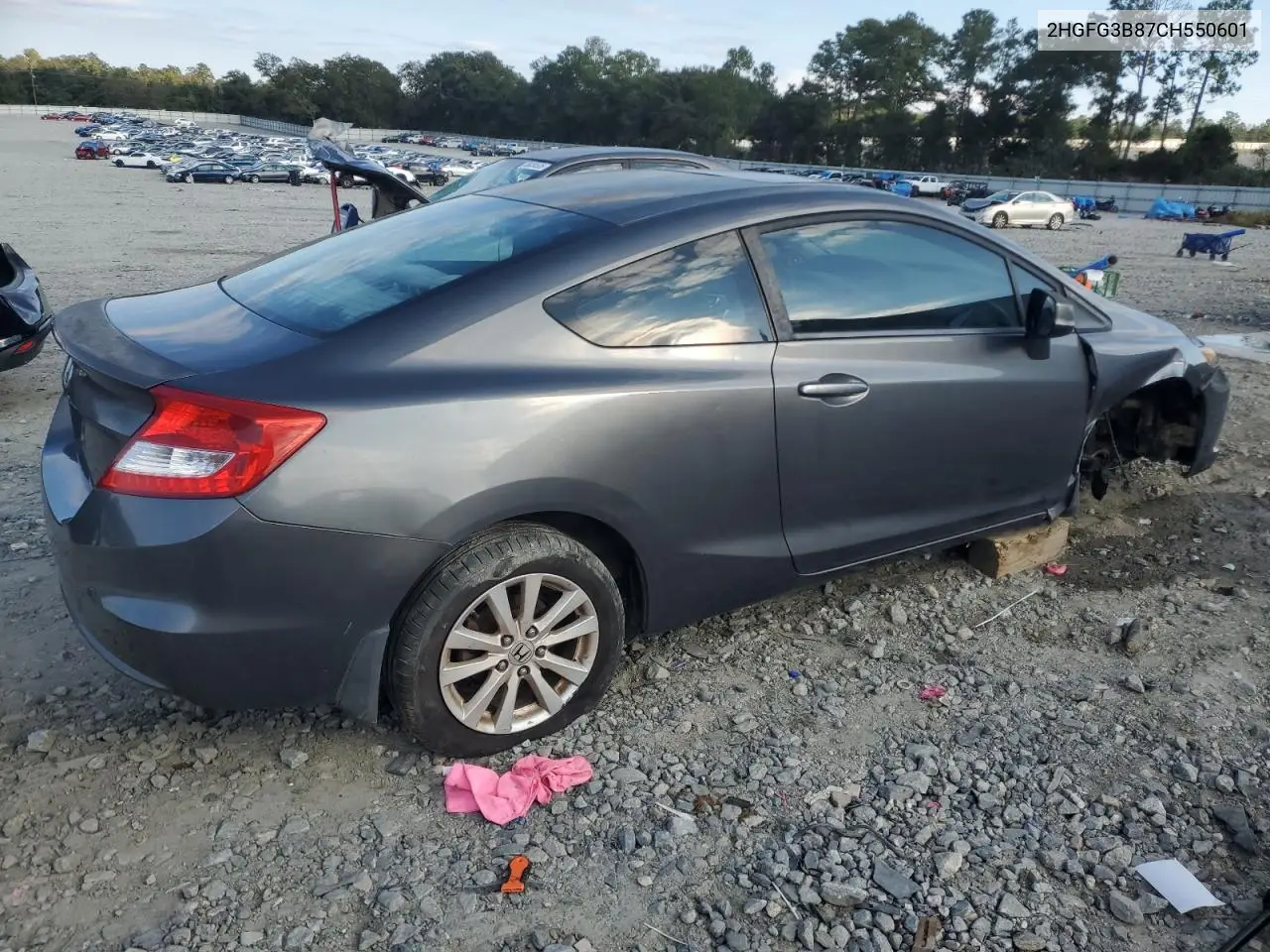 2HGFG3B87CH550601 2012 Honda Civic Ex