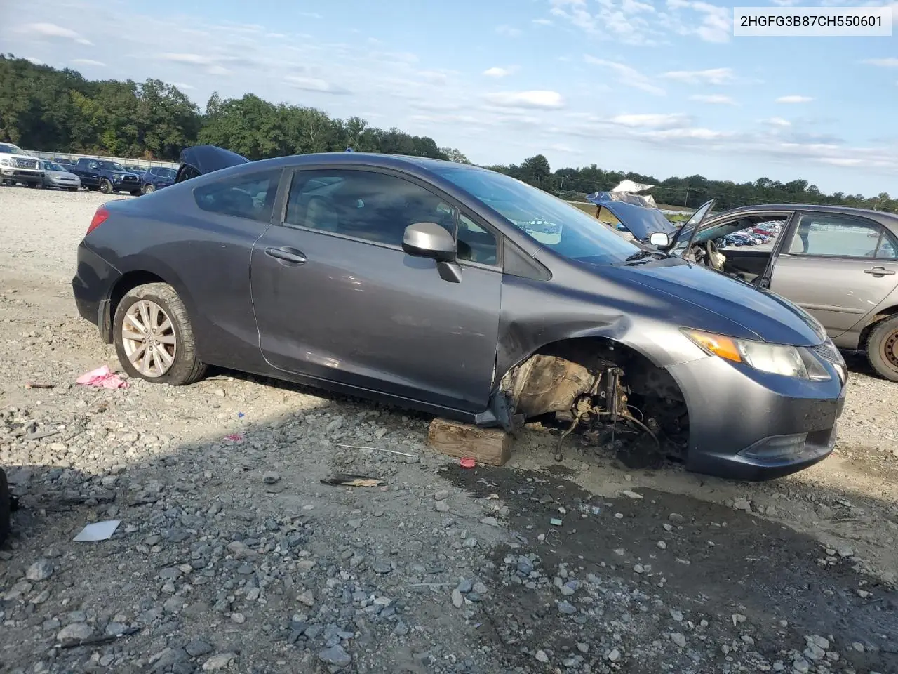 2HGFG3B87CH550601 2012 Honda Civic Ex
