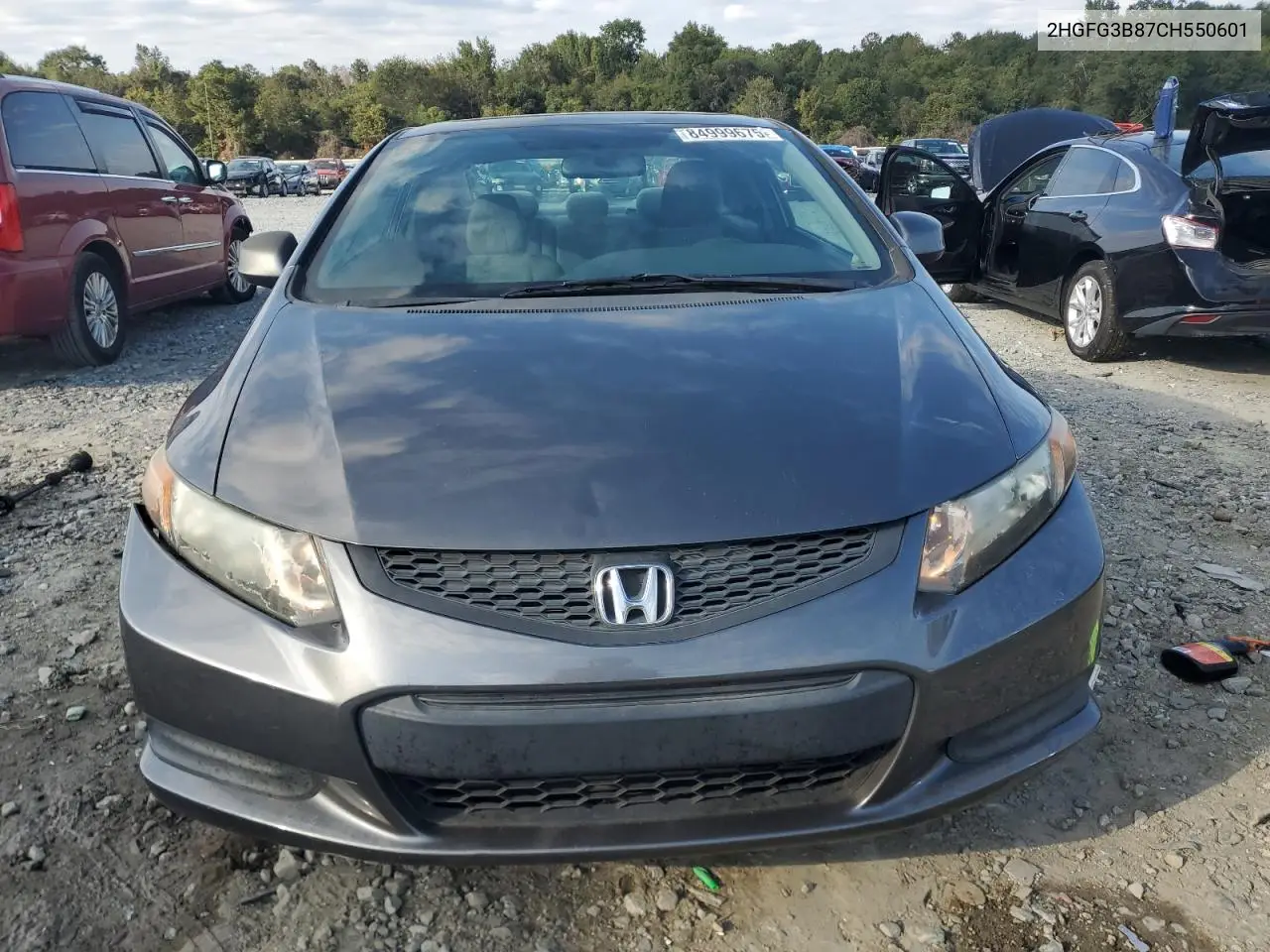 2HGFG3B87CH550601 2012 Honda Civic Ex