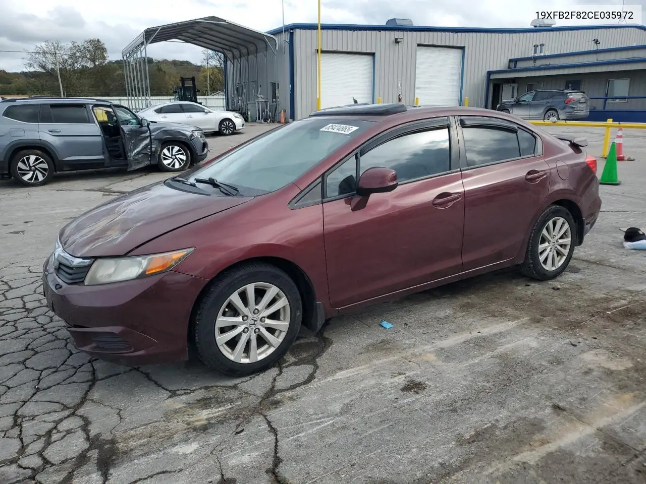 19XFB2F82CE035972 2012 Honda Civic Ex