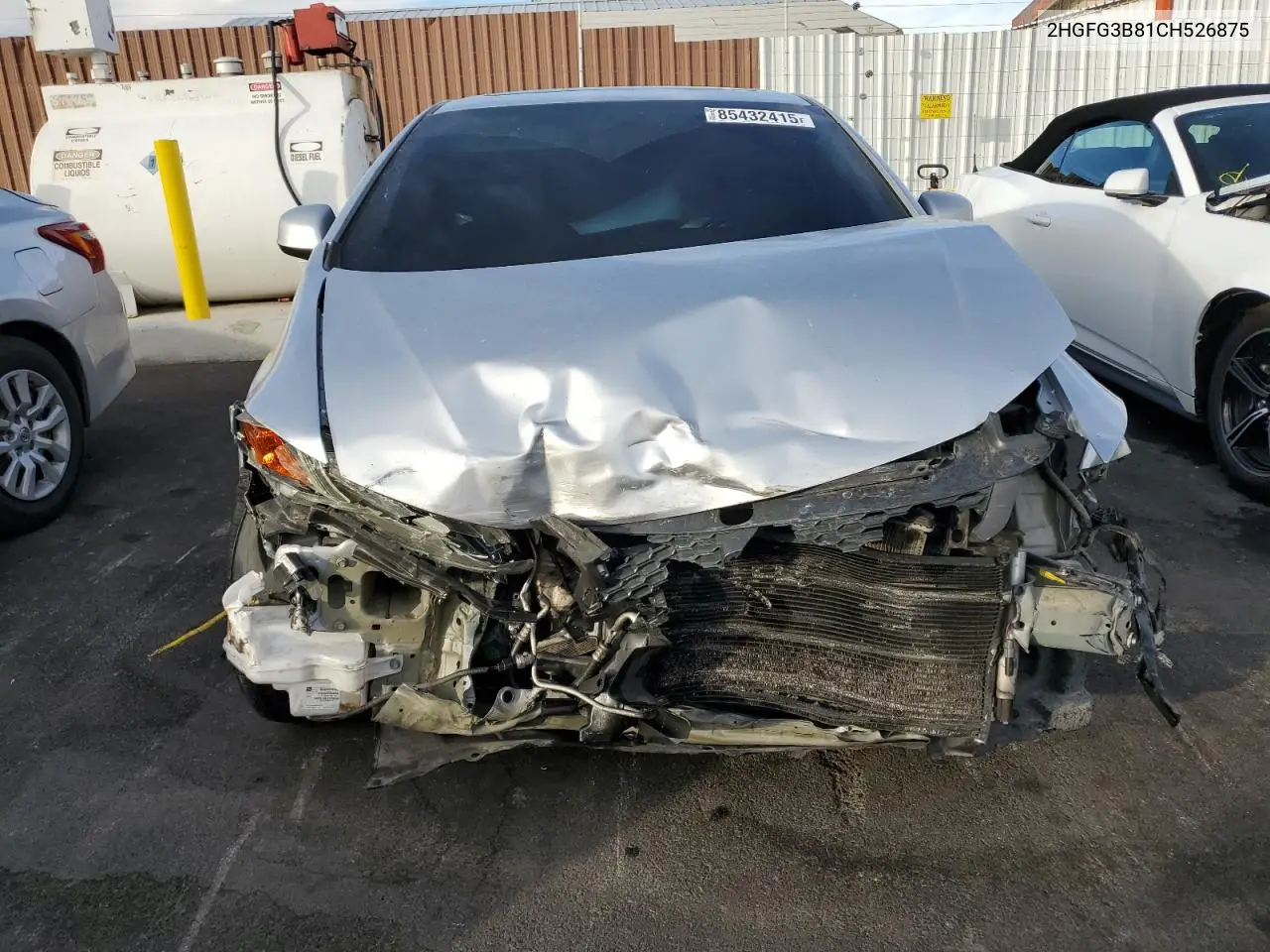 2HGFG3B81CH526875 2012 Honda Civic Ex