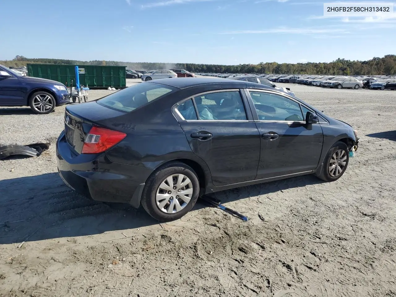 2HGFB2F58CH313432 2012 Honda Civic Lx