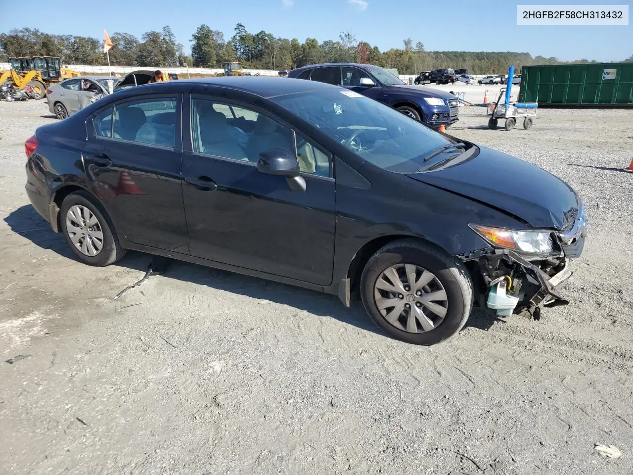 2HGFB2F58CH313432 2012 Honda Civic Lx