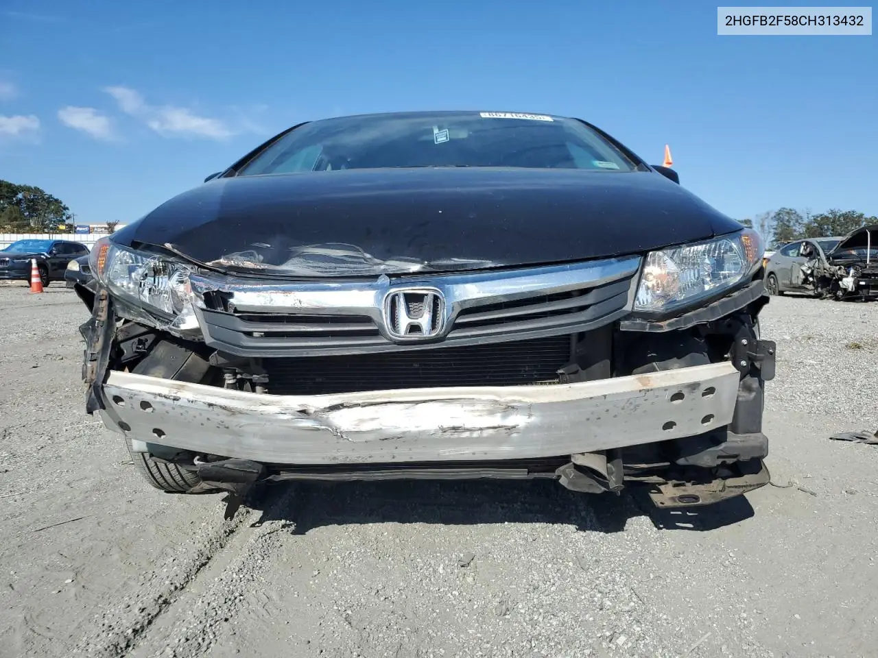 2HGFB2F58CH313432 2012 Honda Civic Lx