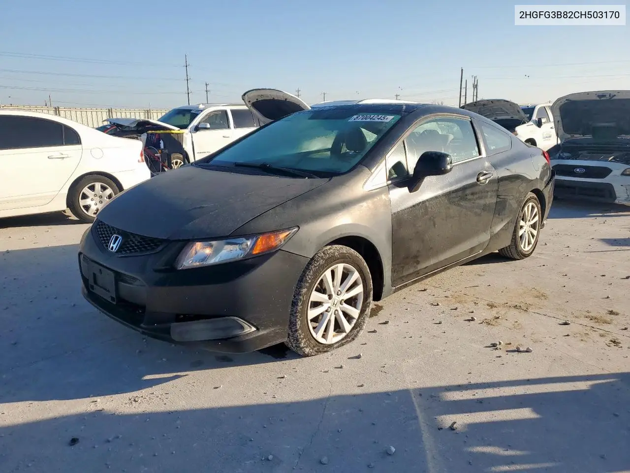 2HGFG3B82CH503170 2012 Honda Civic Ex
