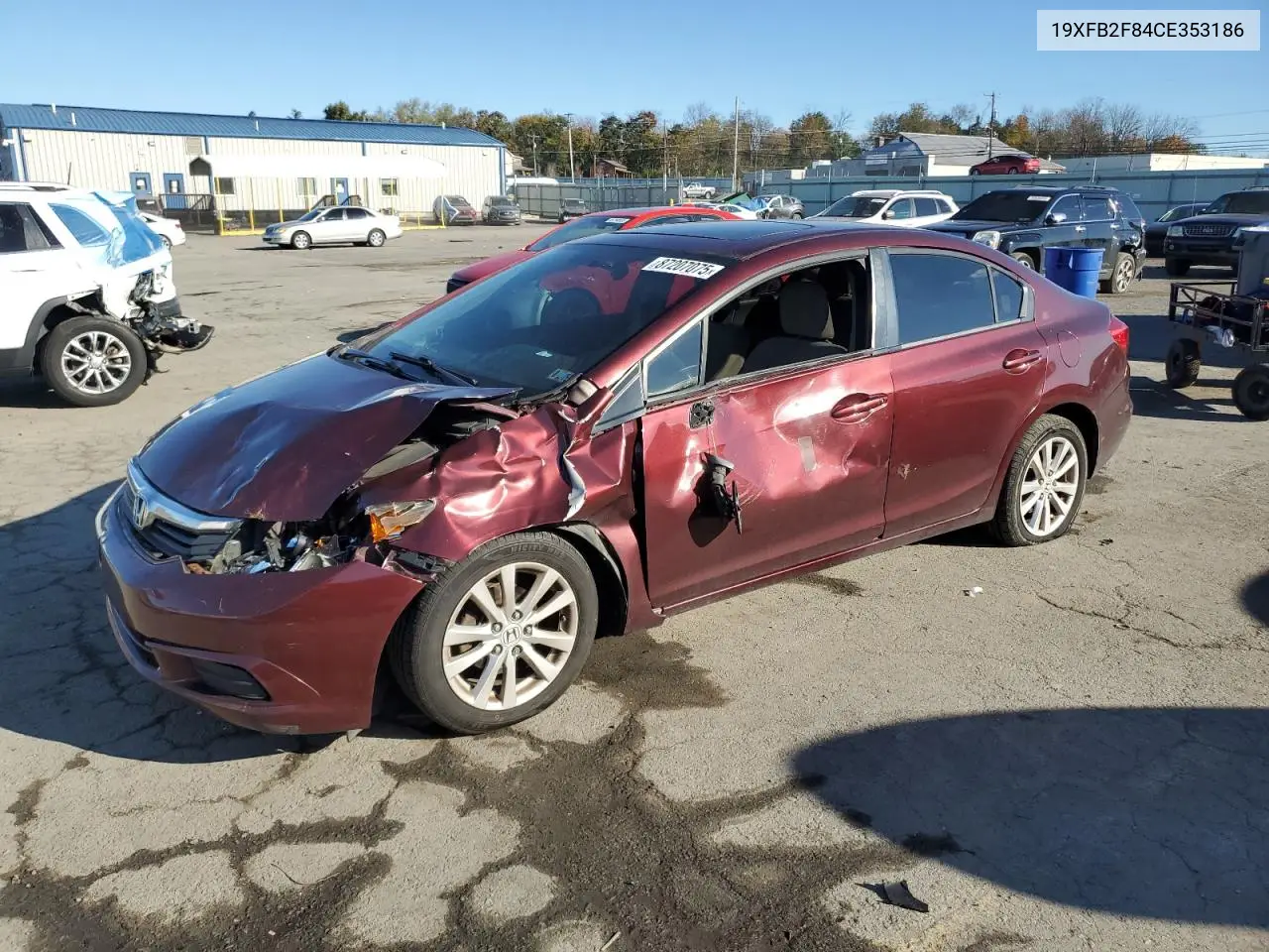 19XFB2F84CE353186 2012 Honda Civic Ex