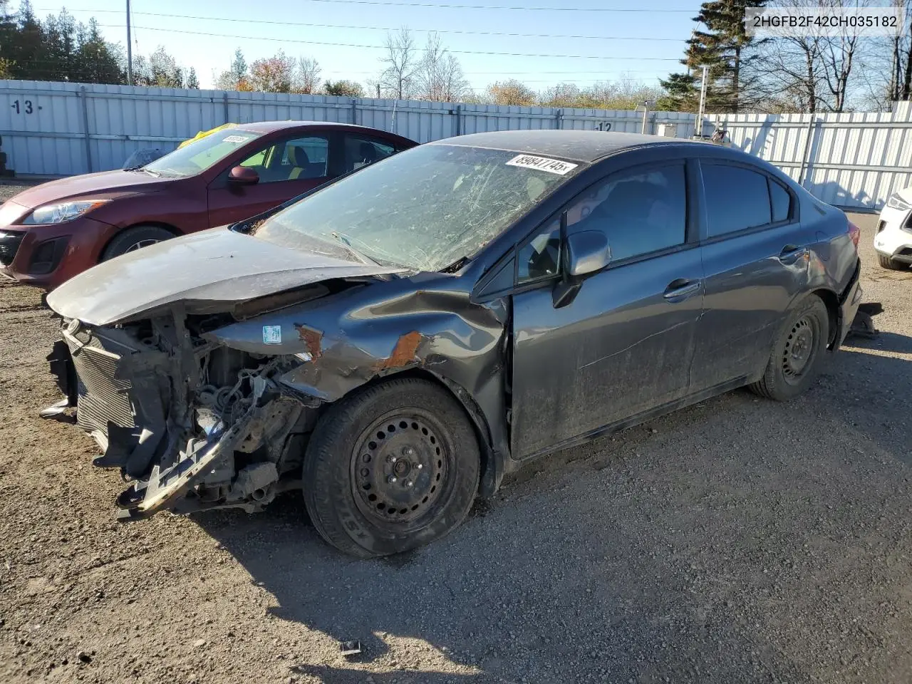 2HGFB2F42CH035182 2012 Honda Civic Lx