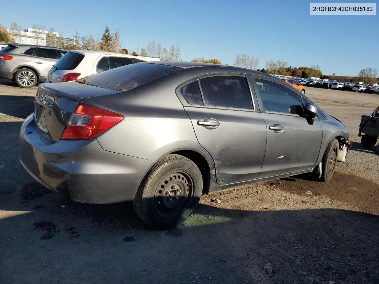 2HGFB2F42CH035182 2012 Honda Civic Lx