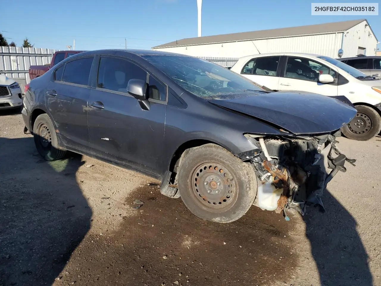 2HGFB2F42CH035182 2012 Honda Civic Lx
