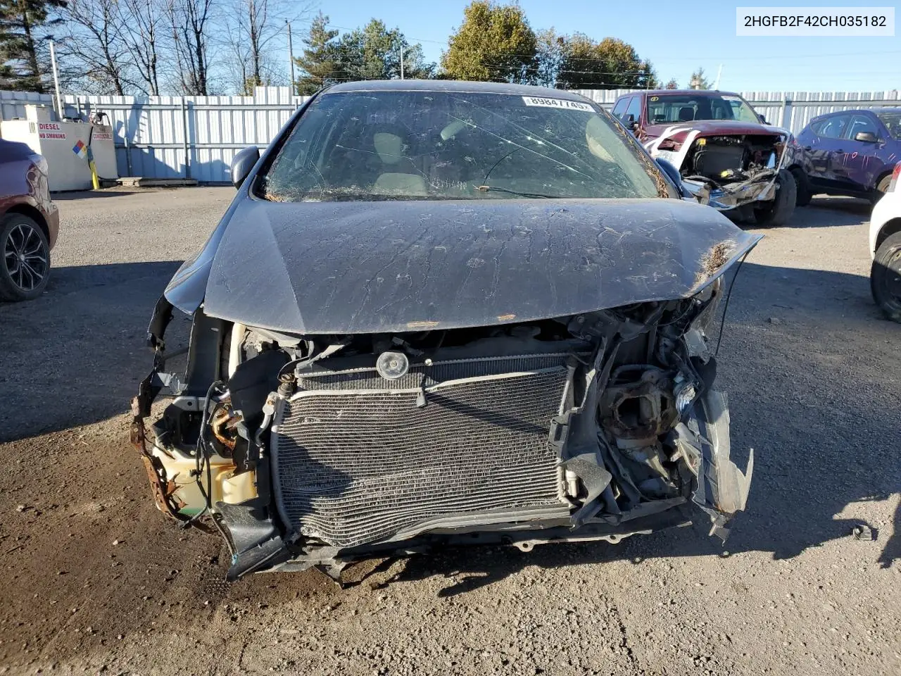 2HGFB2F42CH035182 2012 Honda Civic Lx