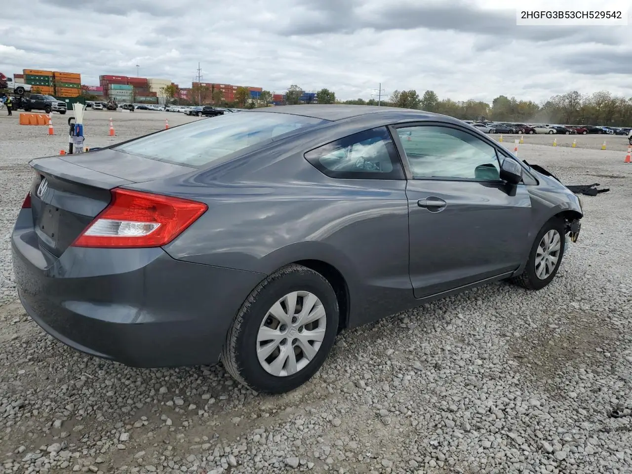 2HGFG3B53CH529542 2012 Honda Civic Lx