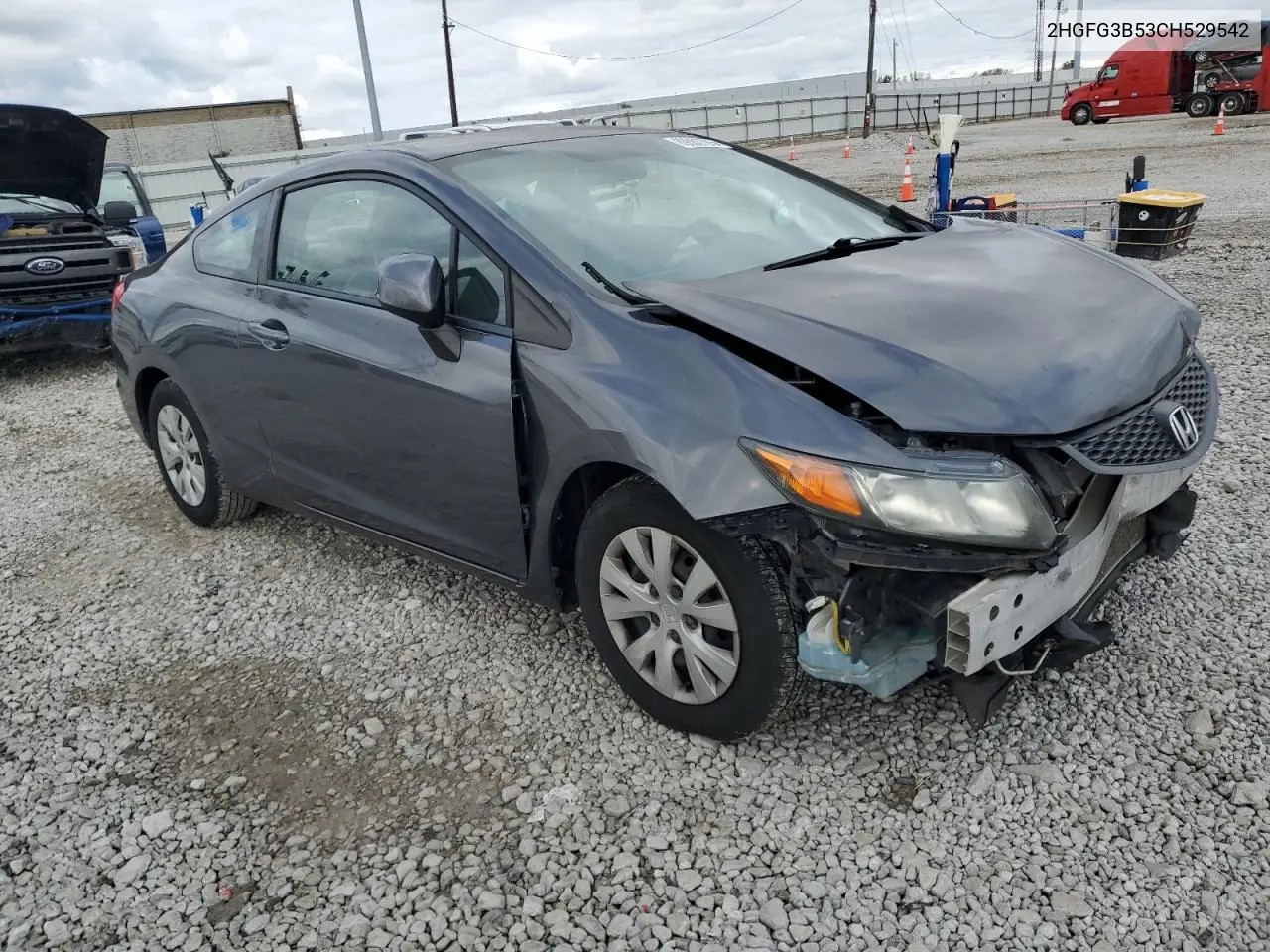2HGFG3B53CH529542 2012 Honda Civic Lx