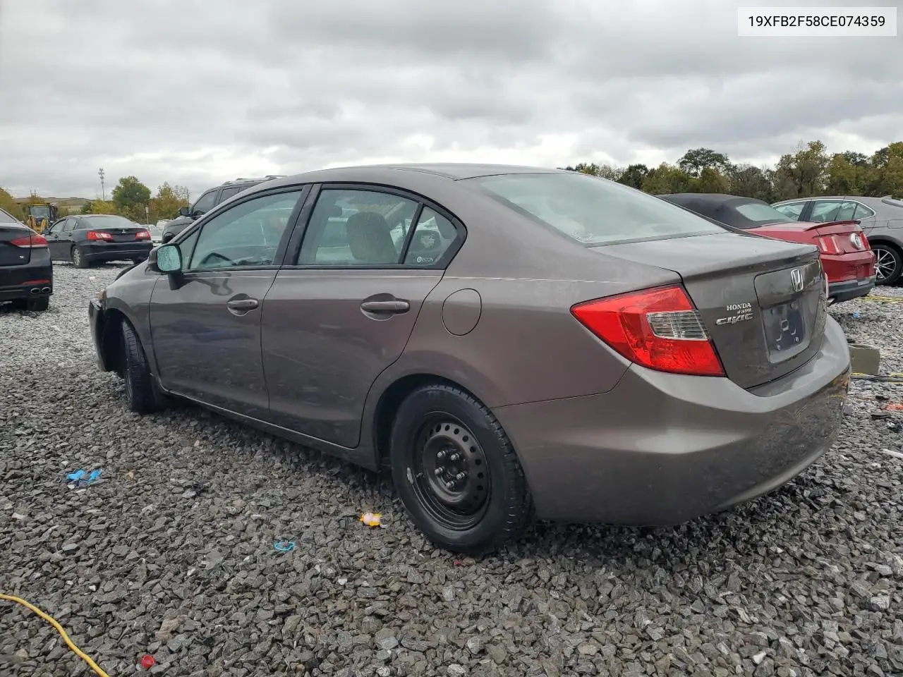 19XFB2F58CE074359 2012 Honda Civic Lx