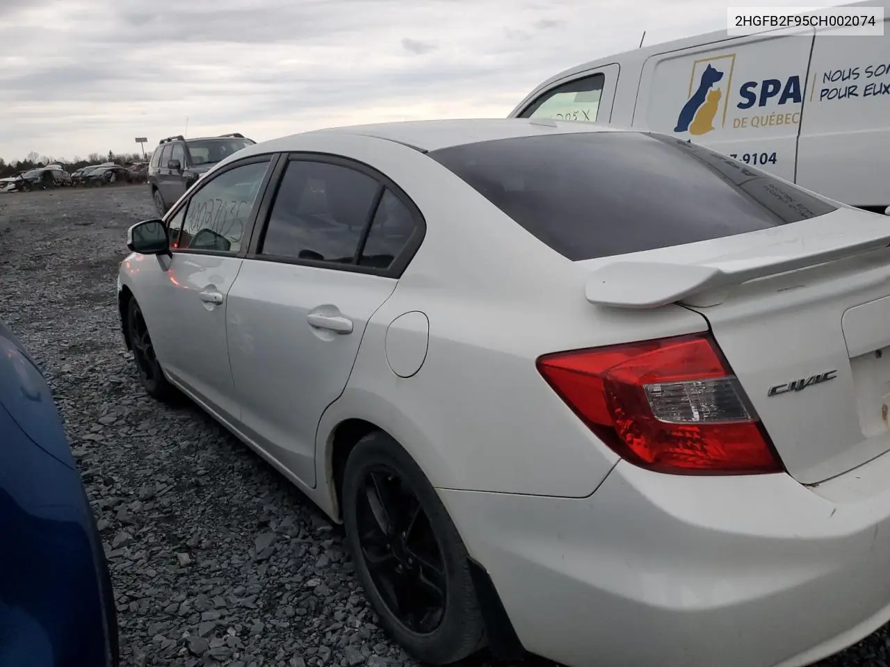 2HGFB2F95CH002074 2012 Honda Civic Exl