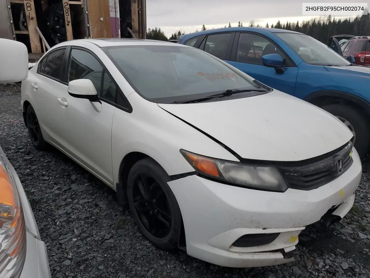 2HGFB2F95CH002074 2012 Honda Civic Exl