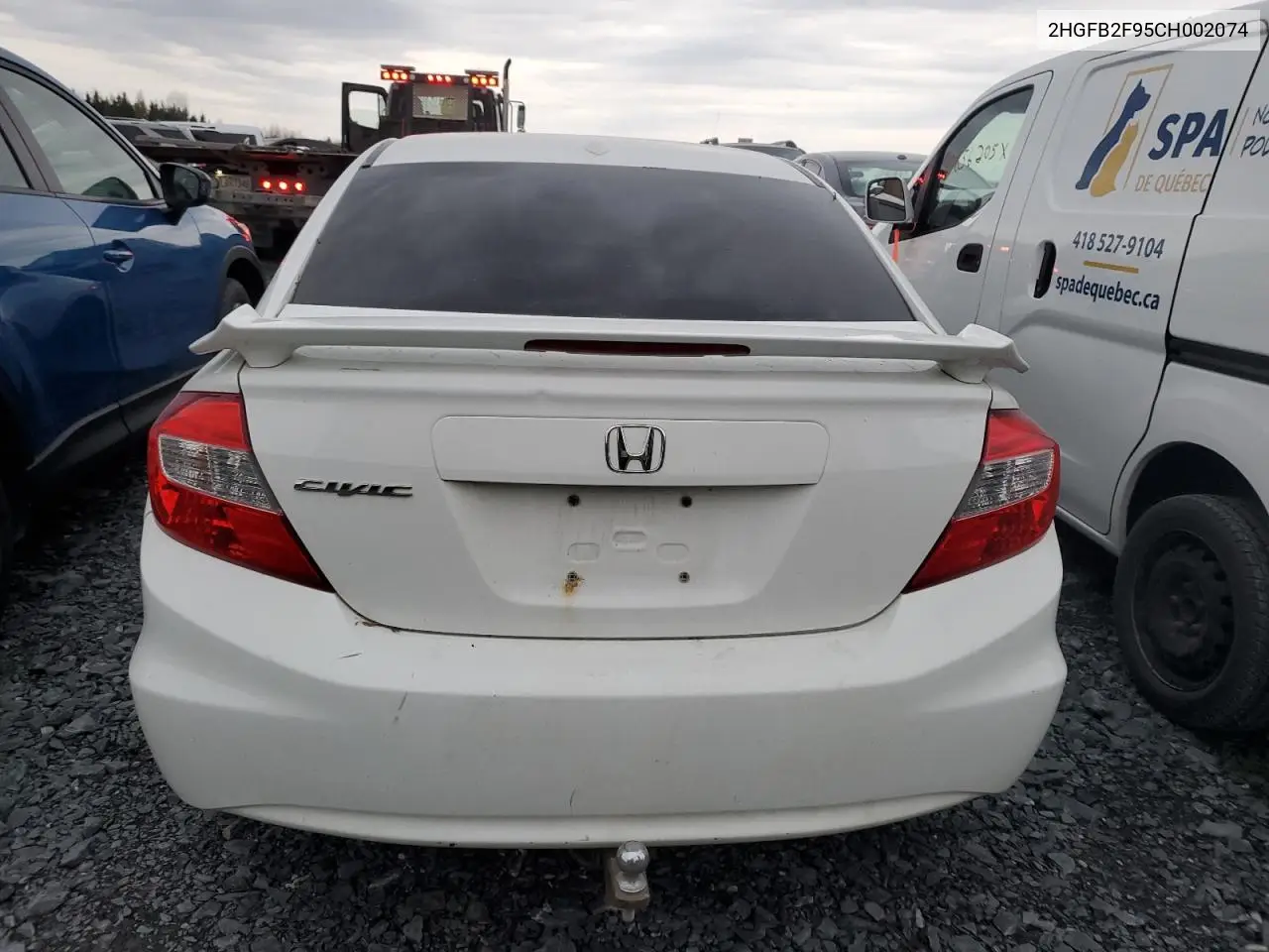 2HGFB2F95CH002074 2012 Honda Civic Exl