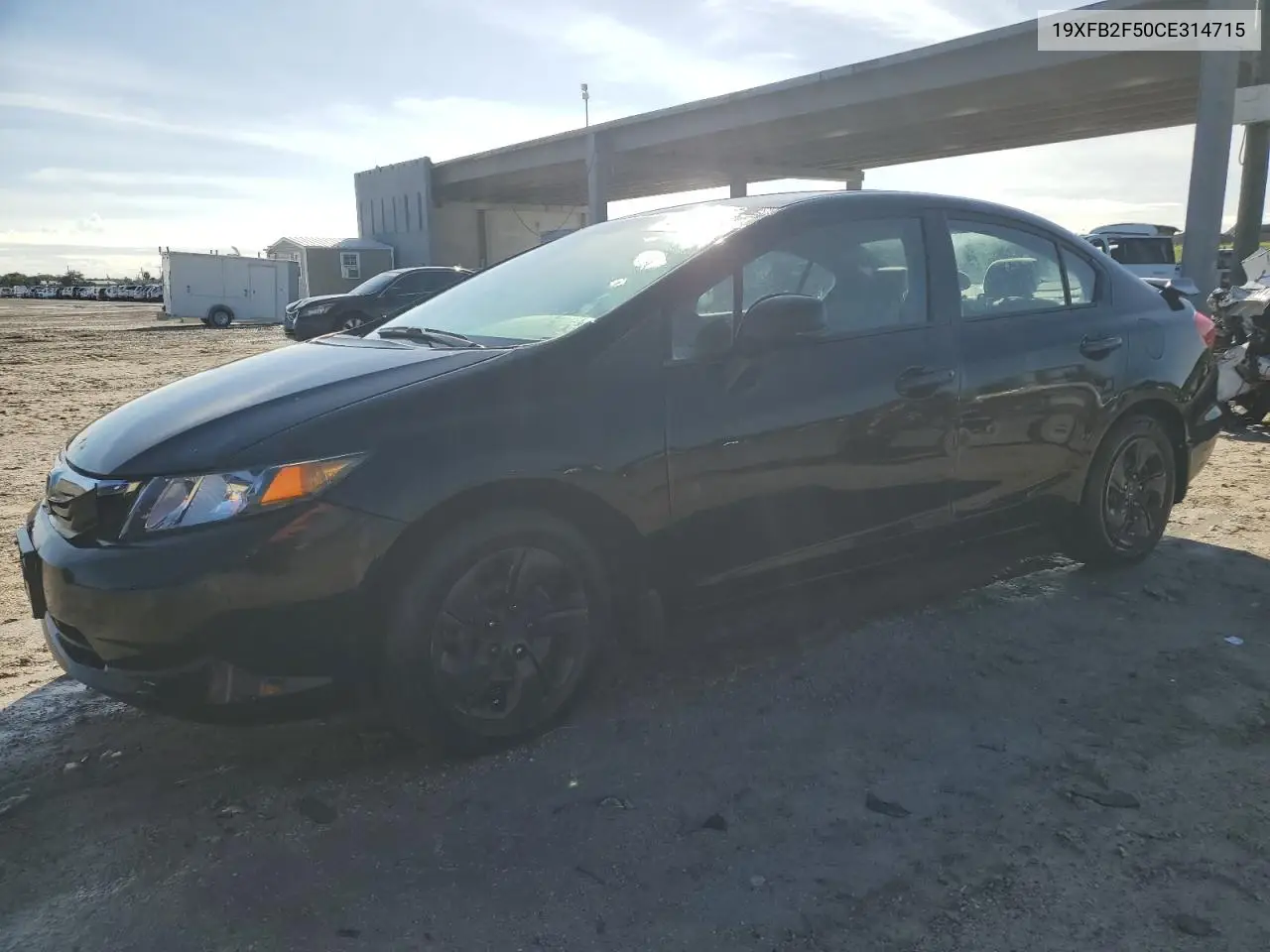 19XFB2F50CE314715 2012 Honda Civic Lx