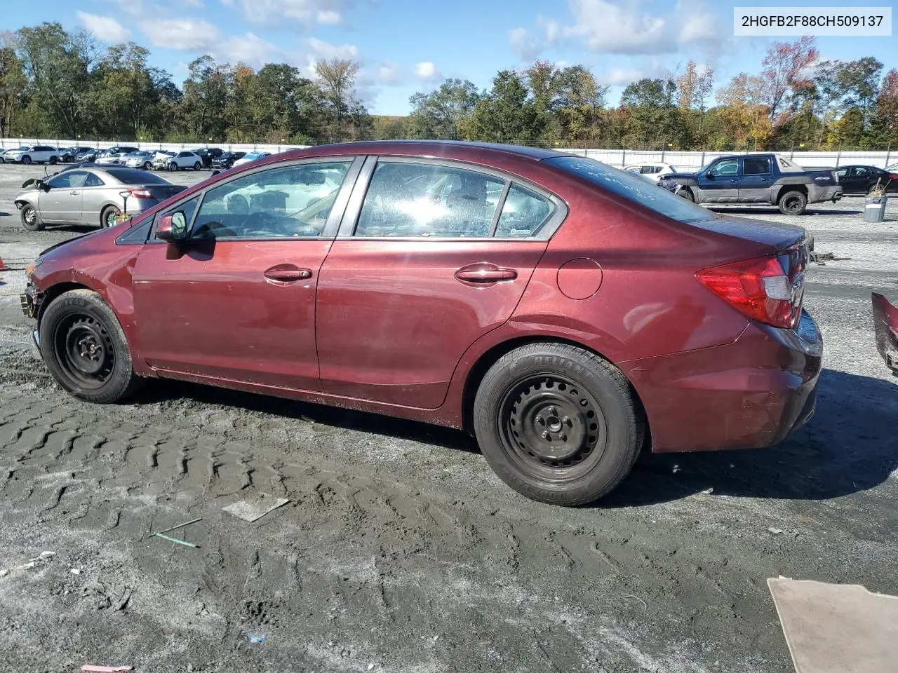 2HGFB2F88CH509137 2012 Honda Civic Ex