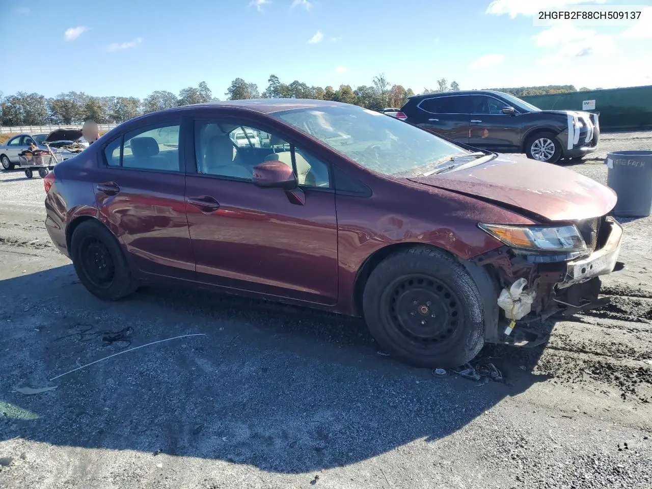 2HGFB2F88CH509137 2012 Honda Civic Ex