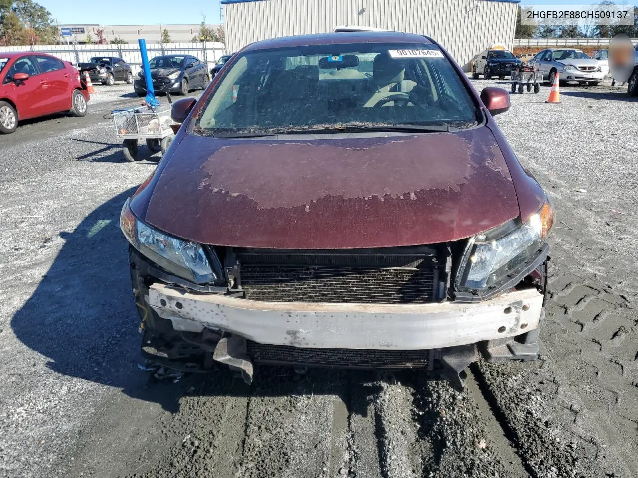 2HGFB2F88CH509137 2012 Honda Civic Ex