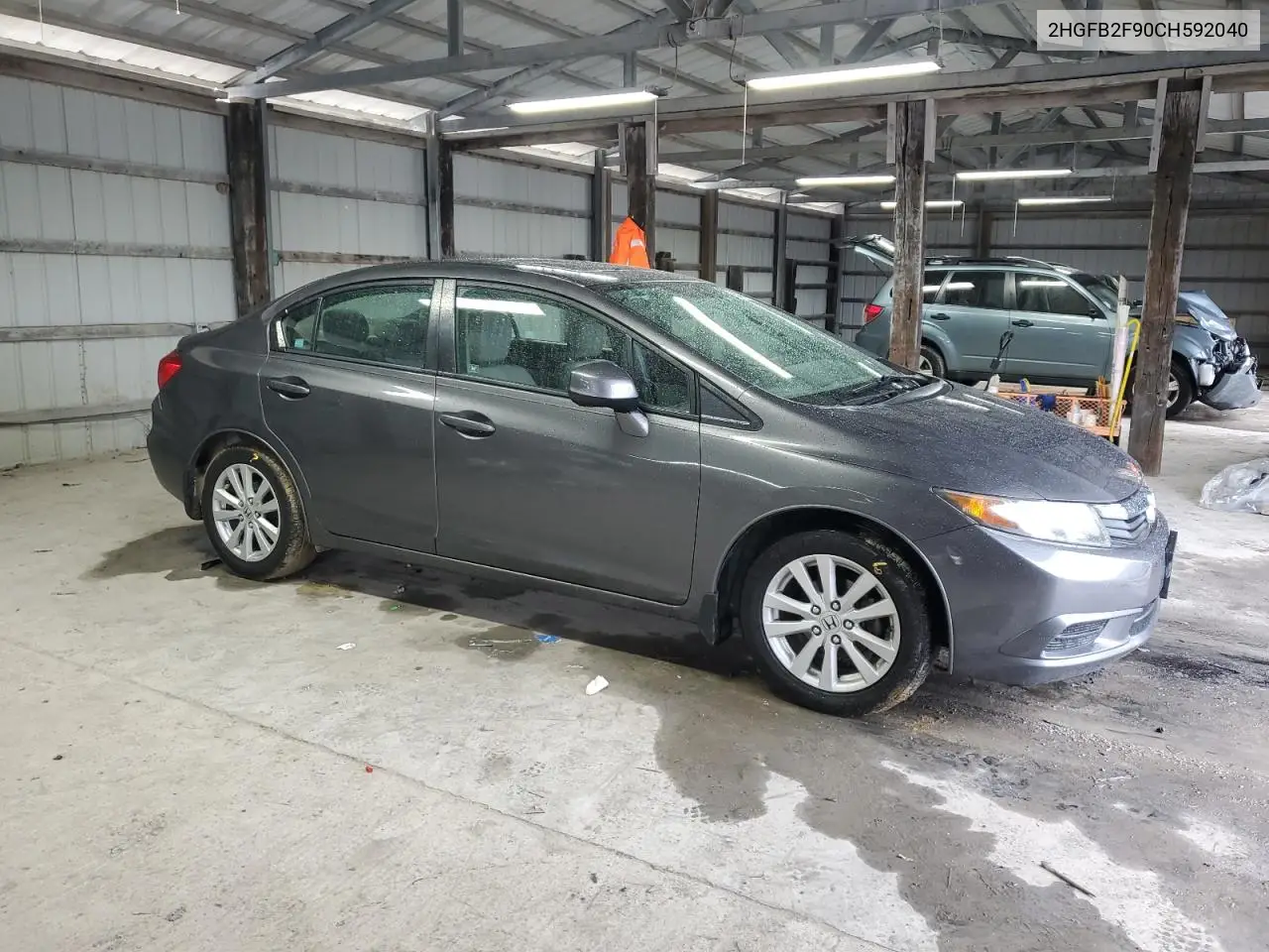 2HGFB2F90CH592040 2012 Honda Civic Exl
