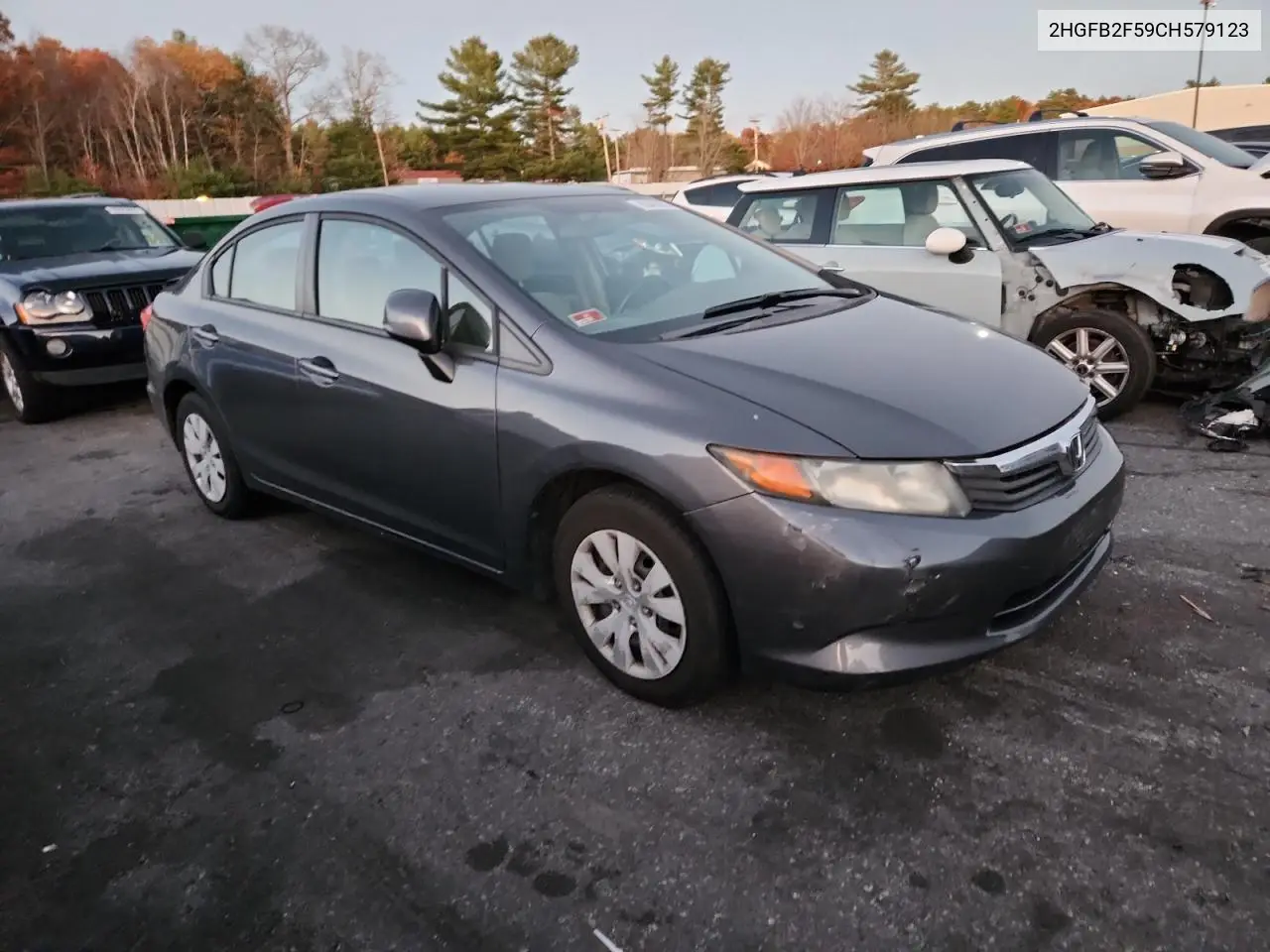 2HGFB2F59CH579123 2012 Honda Civic Lx