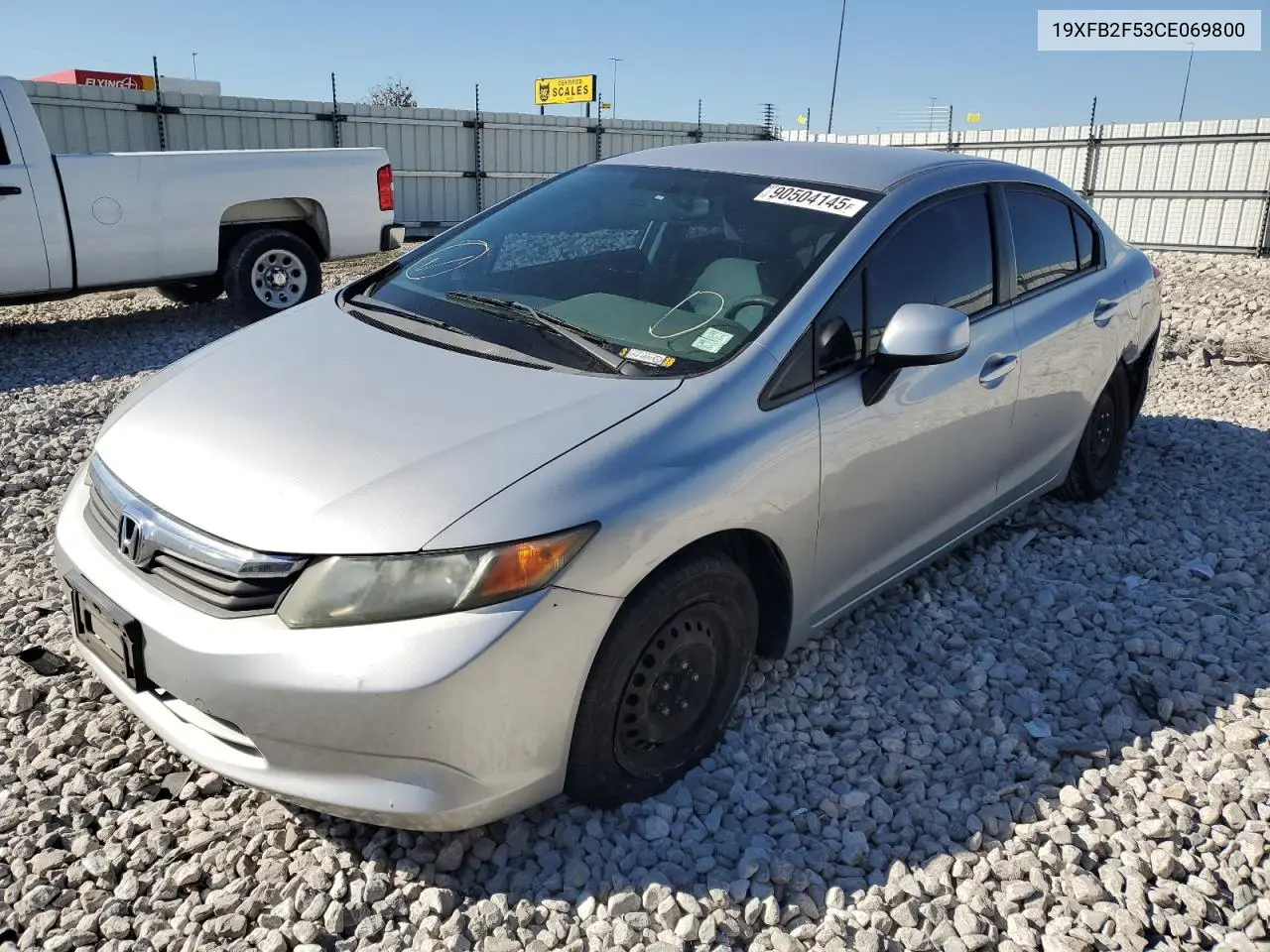 19XFB2F53CE069800 2012 Honda Civic Lx