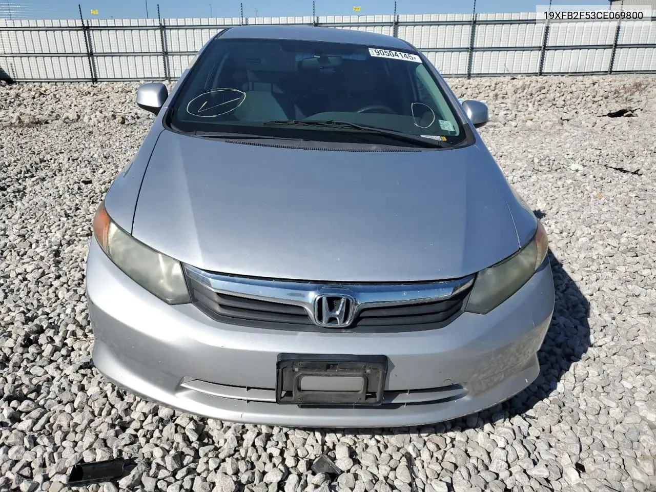 19XFB2F53CE069800 2012 Honda Civic Lx