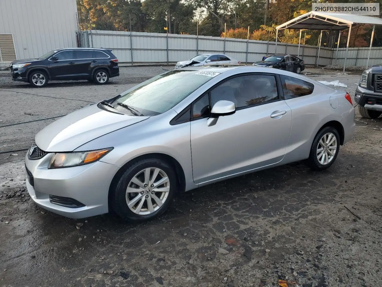 2HGFG3B82CH544110 2012 Honda Civic Ex