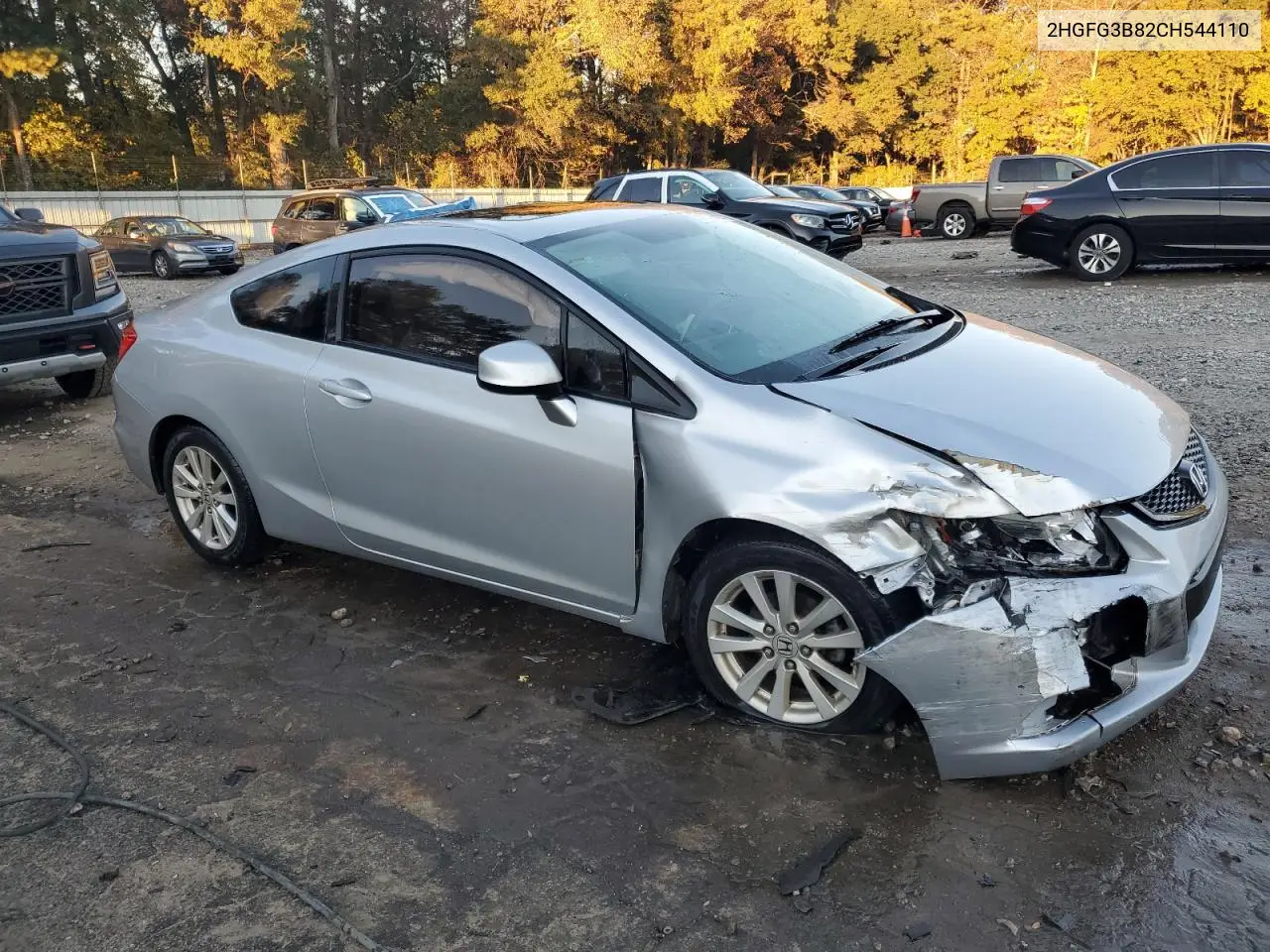 2HGFG3B82CH544110 2012 Honda Civic Ex