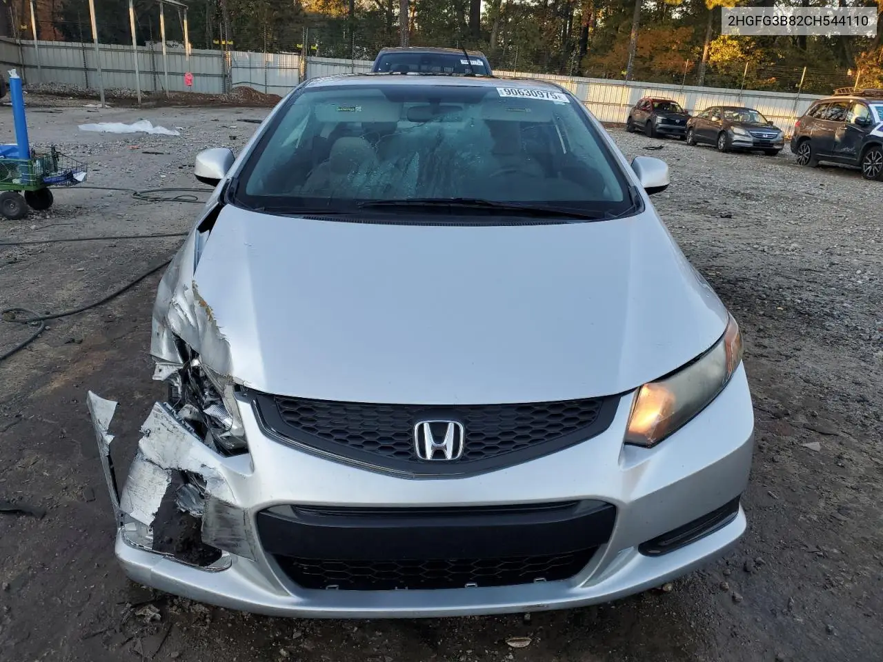 2HGFG3B82CH544110 2012 Honda Civic Ex