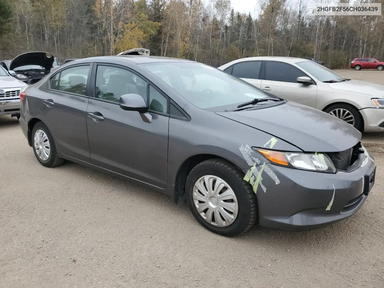 2HGFB2F56CH036439 2012 Honda Civic Lx