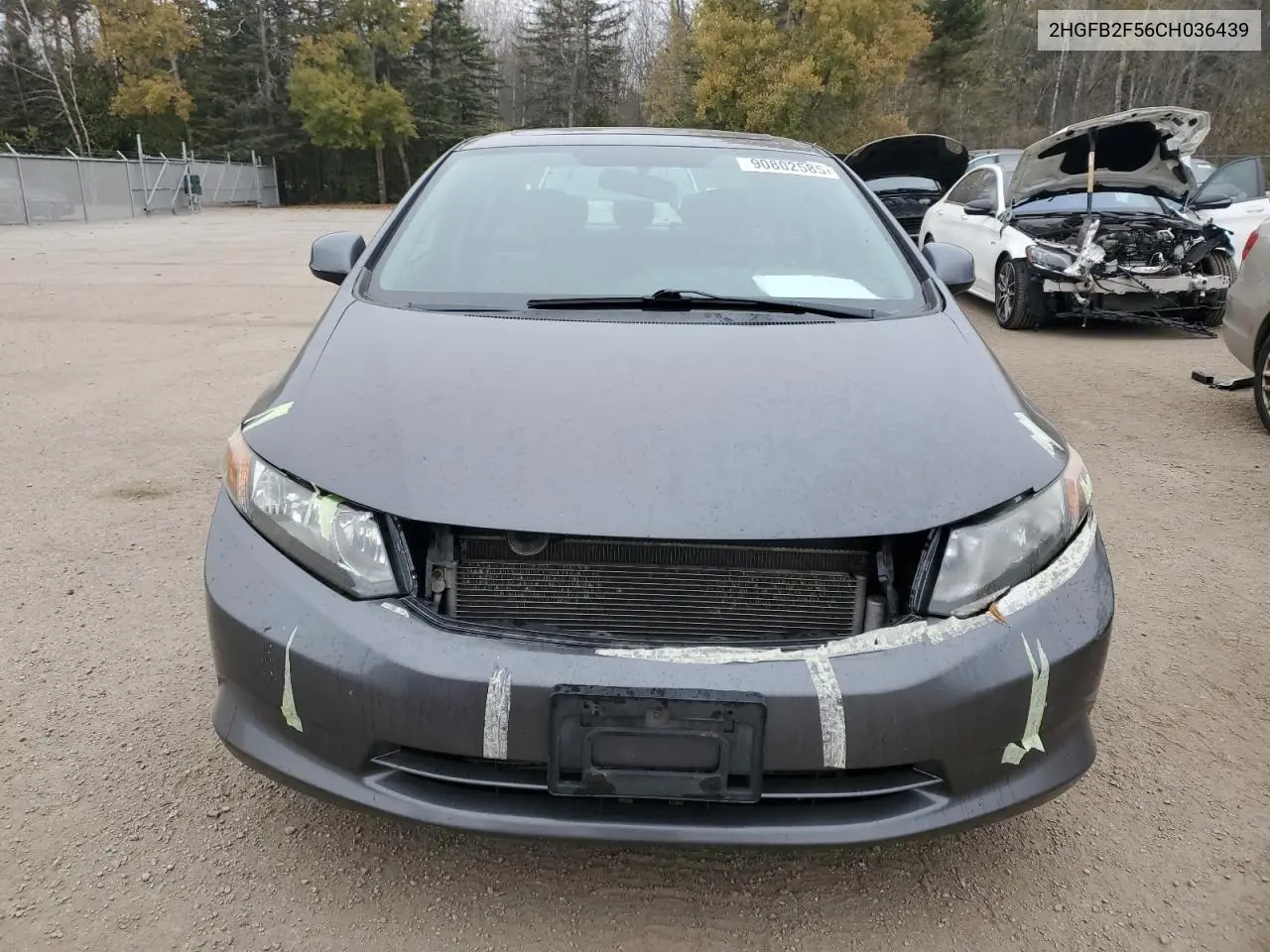 2HGFB2F56CH036439 2012 Honda Civic Lx