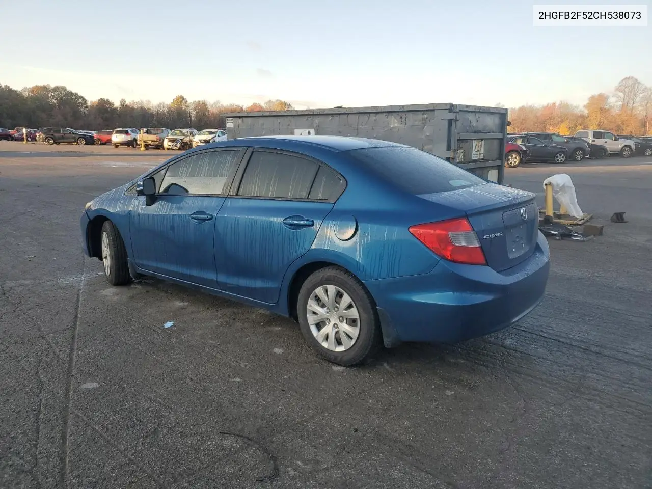 2HGFB2F52CH538073 2012 Honda Civic Lx