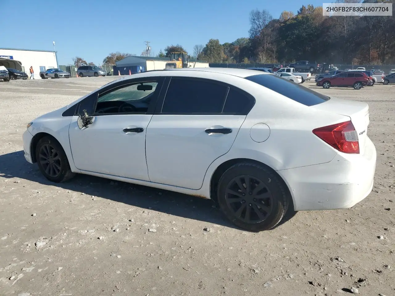 2HGFB2F83CH607704 2012 Honda Civic Ex