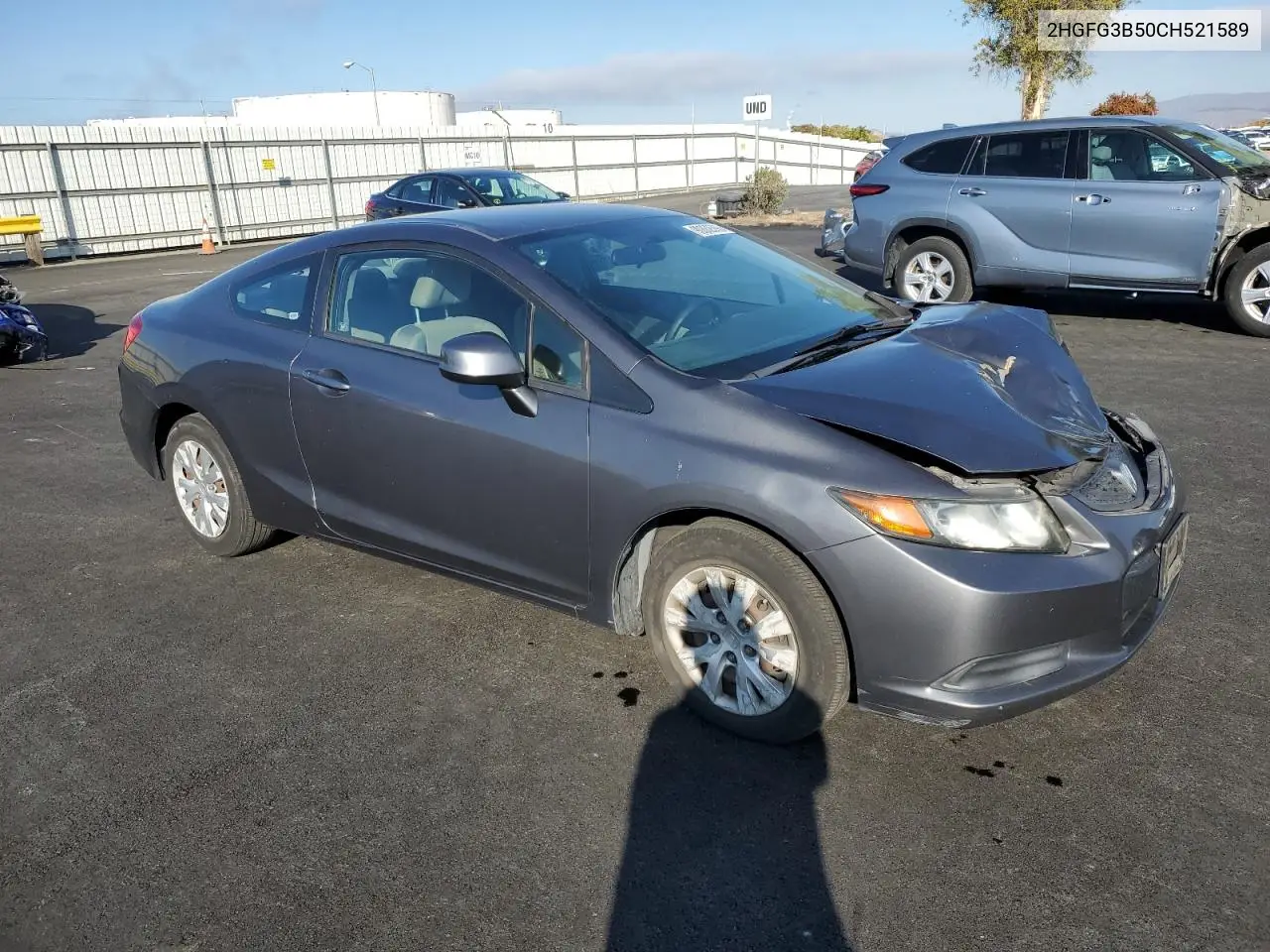 2HGFG3B50CH521589 2012 Honda Civic Lx