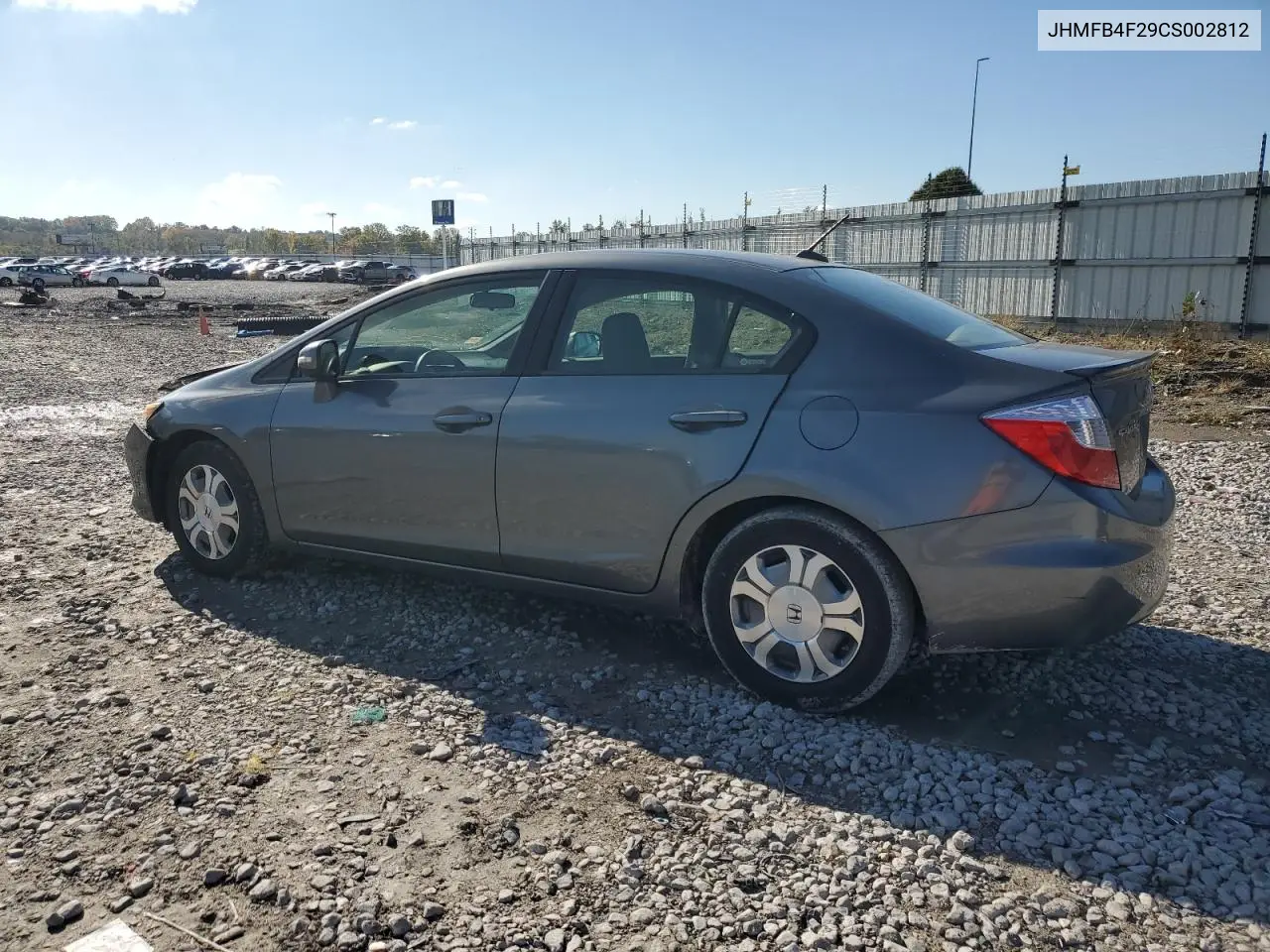 JHMFB4F29CS002812 2012 Honda Civic Hybrid