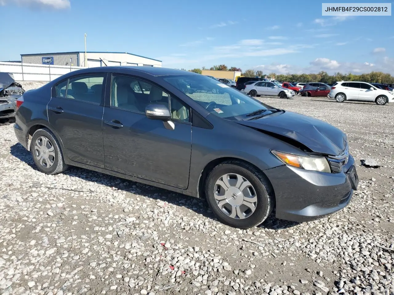 JHMFB4F29CS002812 2012 Honda Civic Hybrid