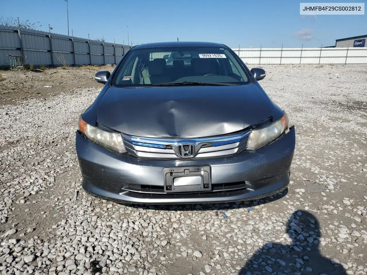 JHMFB4F29CS002812 2012 Honda Civic Hybrid
