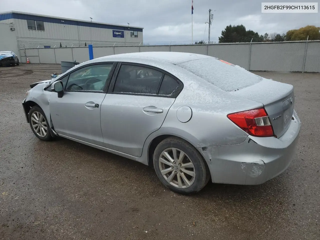 2HGFB2F99CH113615 2012 Honda Civic Exl