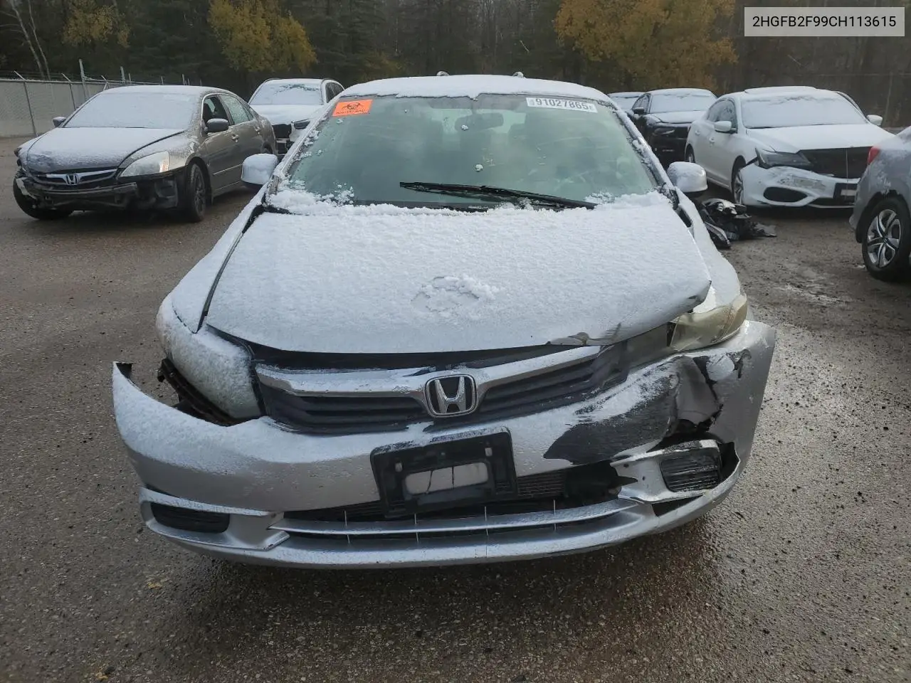 2HGFB2F99CH113615 2012 Honda Civic Exl