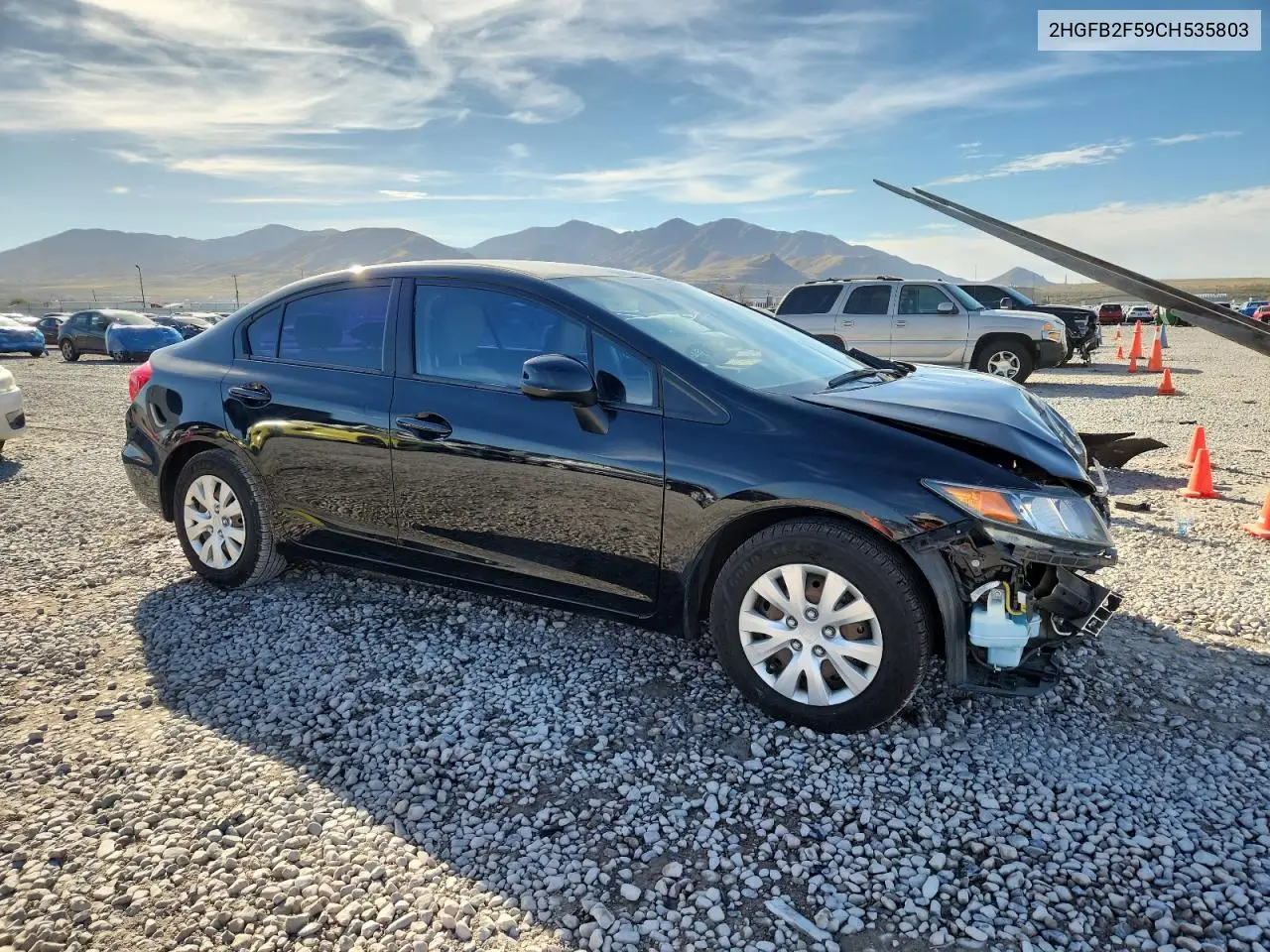 2HGFB2F59CH535803 2012 Honda Civic Lx